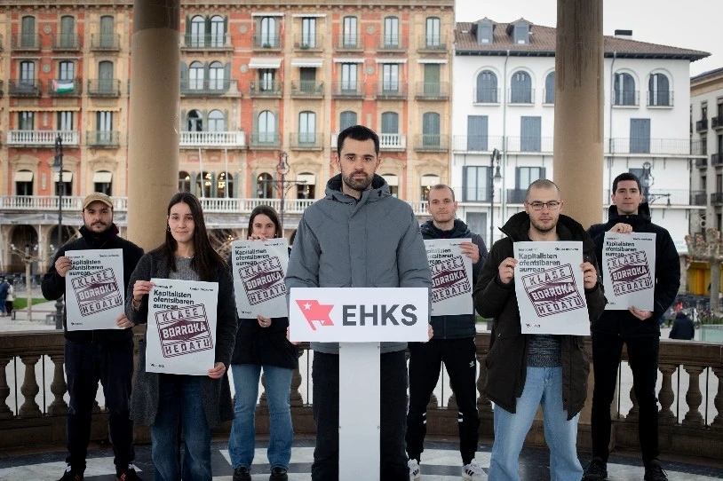 Martxoaren 17ko greba-egunean klase-borroka hedatzera deitu du EHKSk