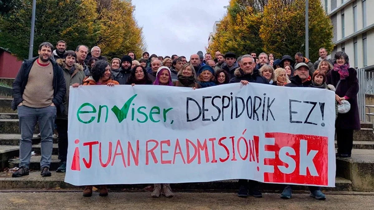 Gasteizko lorezain bat kaleratu du Enviserrek grebaren ostean