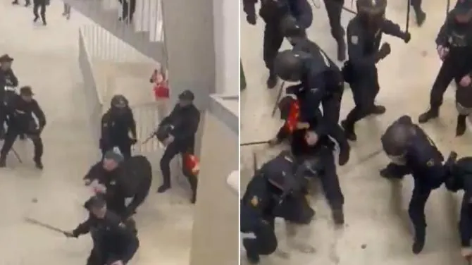 Sadarreko karga polizialen harira atxilotu dituzte lau pertsona