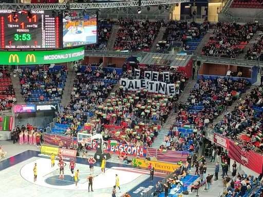 Maccabi eta Hapoel talde israeldarren aurka mobilizatzera deitu du Palestinarekin Elkartasunak