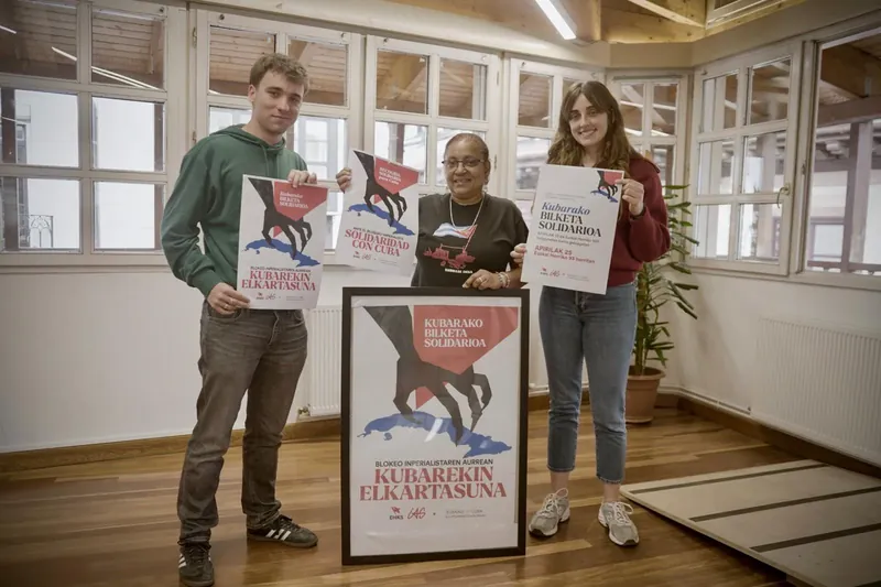 Kubara bidaltzeko oinarrizko produktuen bilketa egingo dute EHKSk eta IASek, Euskadi-Cuba elkartearekin