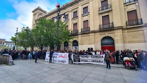 Iruñeko Udalak Aranzadin 140 pertsona etxegabetu izana salatu zuten atzo
