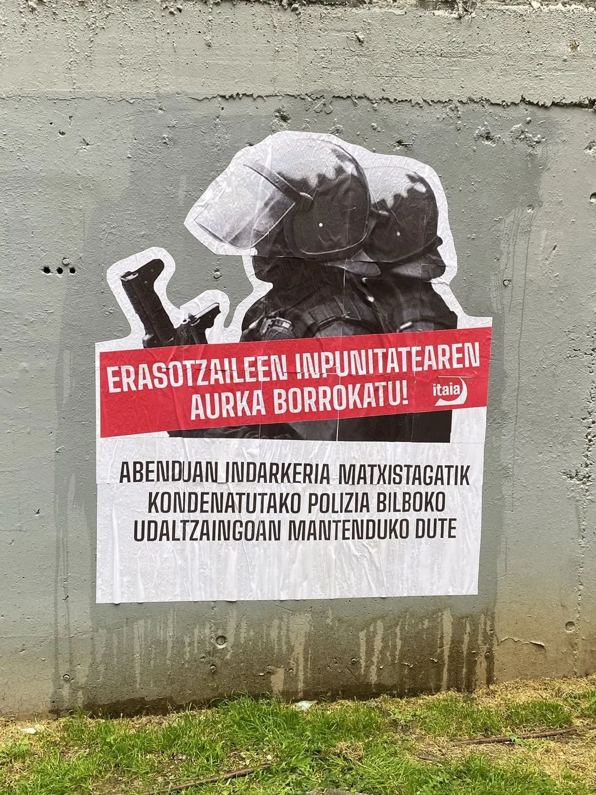 Bilboko Udaltzaingoan jarraituko du indarkeria matxistagatik kondenatutako udaltzainak