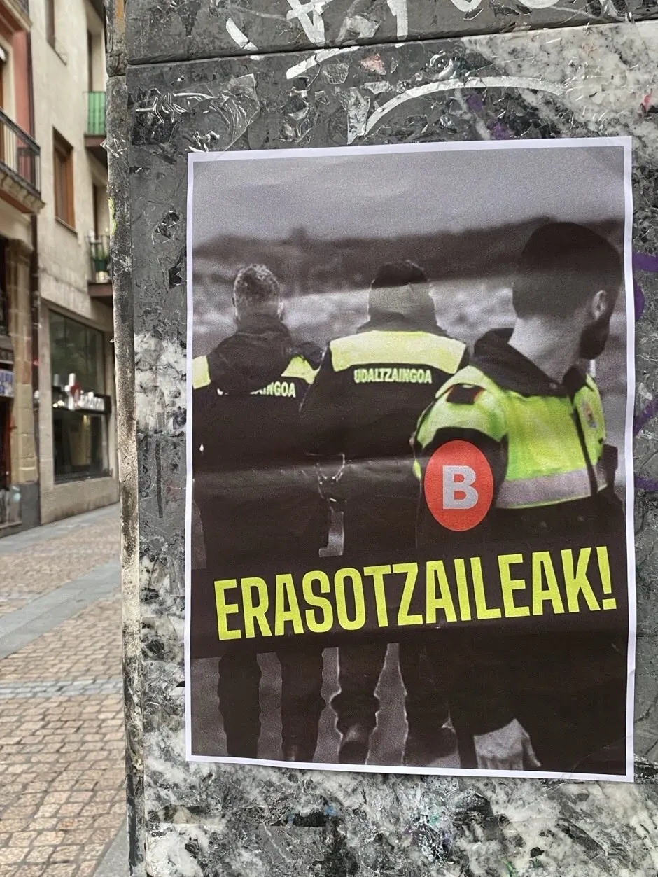 Beste udaltzain erasotzaile bat Bilbon: bikotekideari eraso dio agente batek