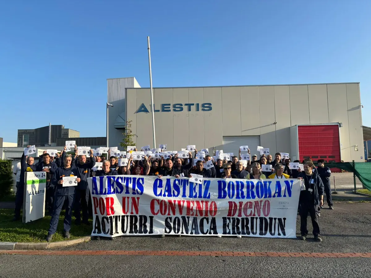 Gasteizko Alestisen lanuzteak egiten ari dira, "hitzarmen duin" baten alde