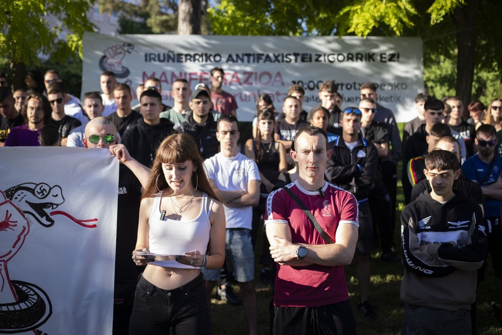 Antifaxismoaren aurkako erasoaldia salatzeko, manifestazio bat antolatu du biharko Iruñerriko Antifaxistei Zigorrik Ezek