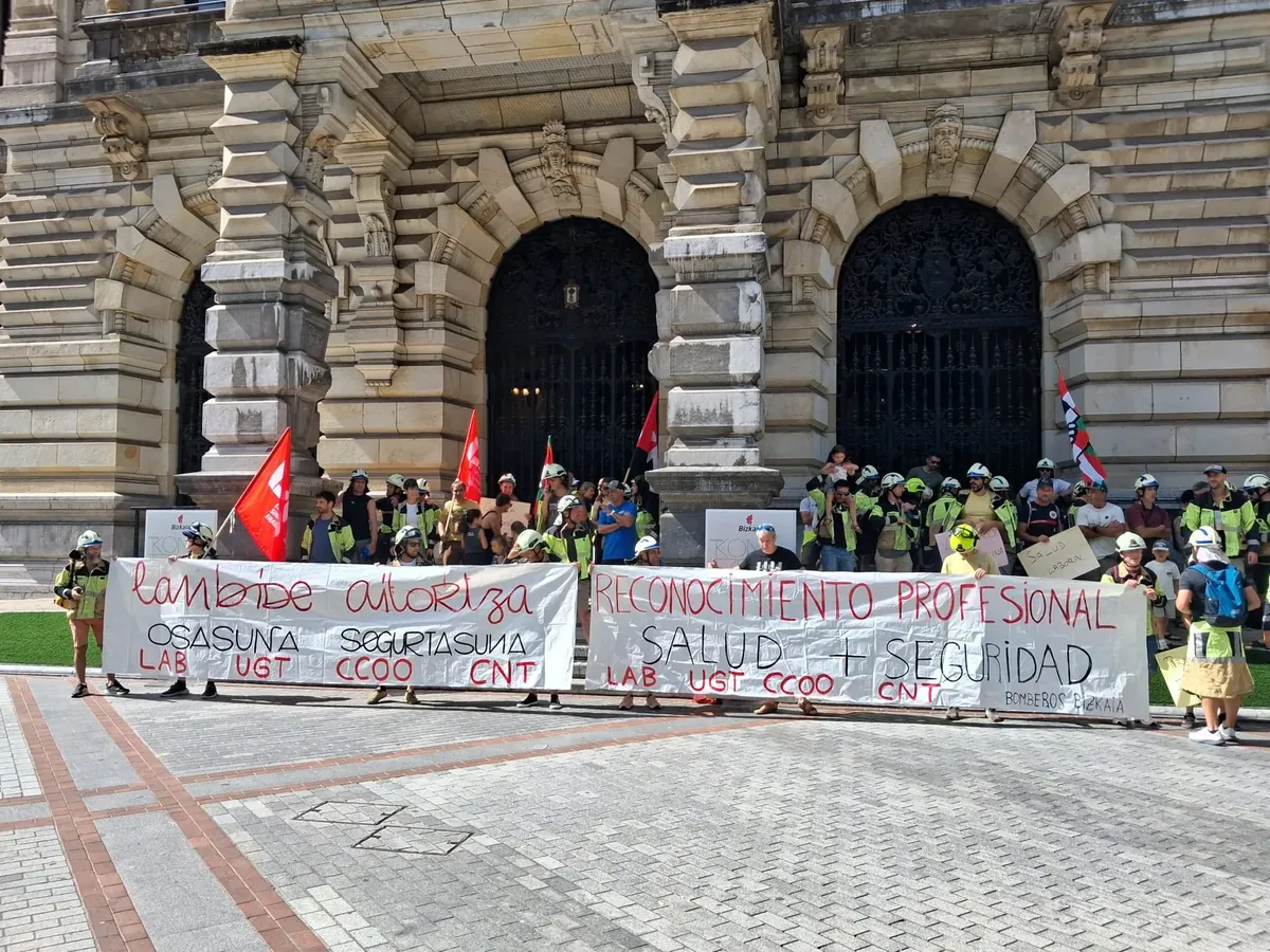 Bizkaiko suhiltzaileak borrokan, osasunaren eta segurtasunaren alde