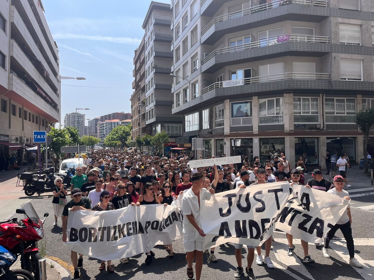 Santurtzin, justizia eskatu dute Anderrentzat