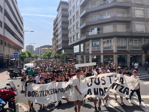 Santurtzin, justizia eskatu dute Anderrentzat