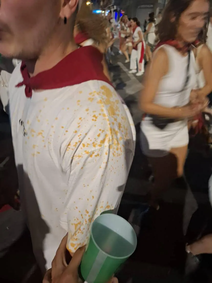 Eraso polizial bat salatu dute sanferminetan