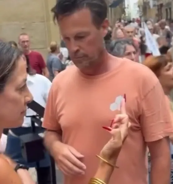 Turista sionisten erasoak Donostian, Palestinaren aldeko manifestazio batean