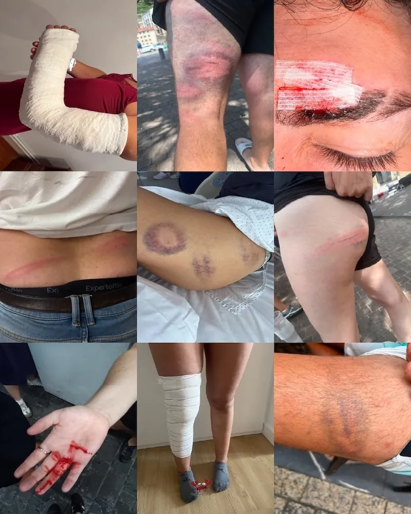 Desmuntatze-lanetan ari ziren pertsonen aurka kargatu du Ertzaintzak Donostiako Karmengo Jaietan
