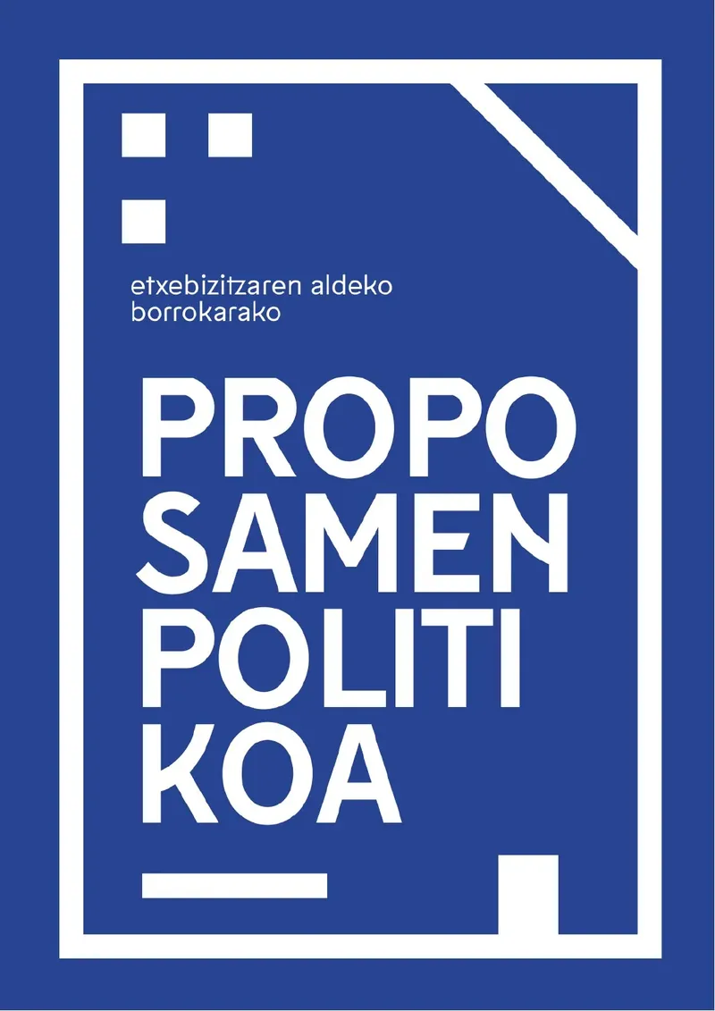 Etxebizitza Sindikatuaren proposamen politikoa