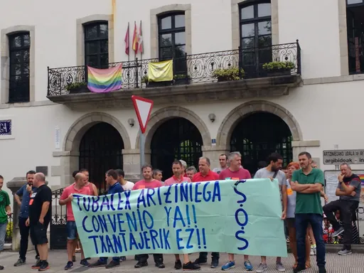 Greba mugagabera jo dute Artziniegako Tubacexen
