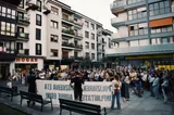 Polizien jarrera bortitza eta inpunitatea salatu dituzte Hondarribian
