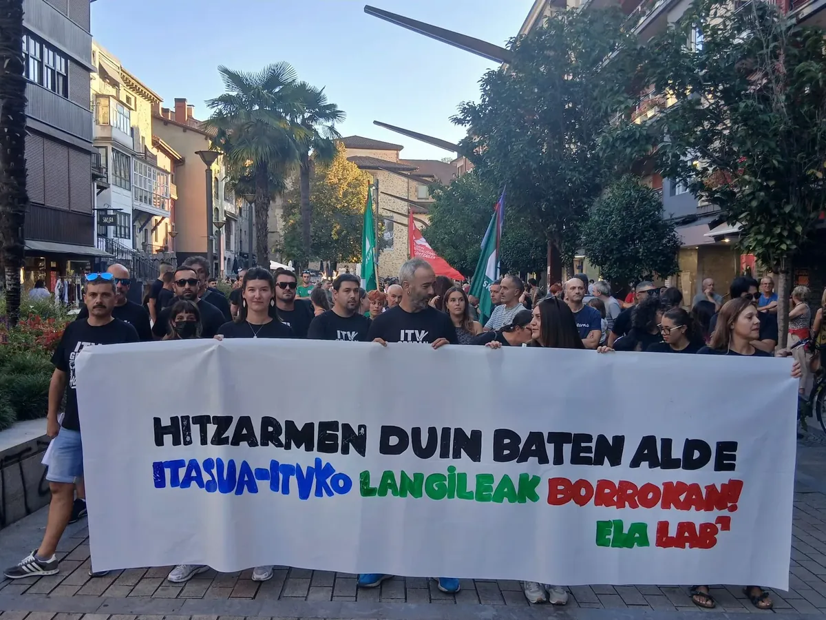 ITASUAko langileak aste honetan ere mobilizatuko dira