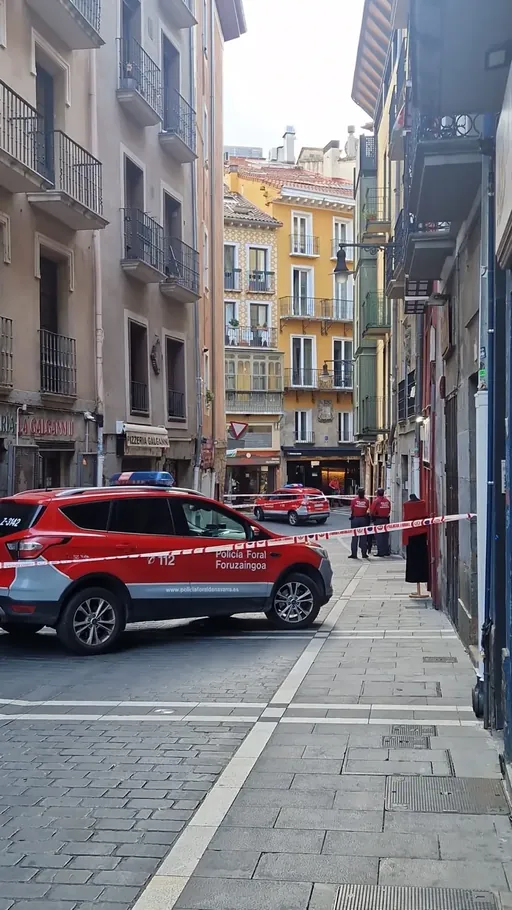 Emakume bat suzko arma batekin mehatxatu du bere bikotekideak Iruñean