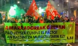 Beste bi sindikalista kaleratu dituzte Bilboko Portuan