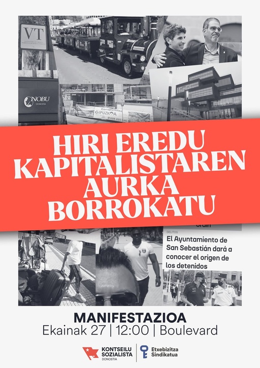 Hiri eredu kapitalistaren aurka borrokatu