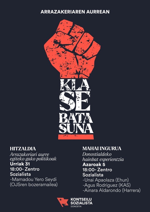 Arrazakeriaren aurrean, klase batasuna