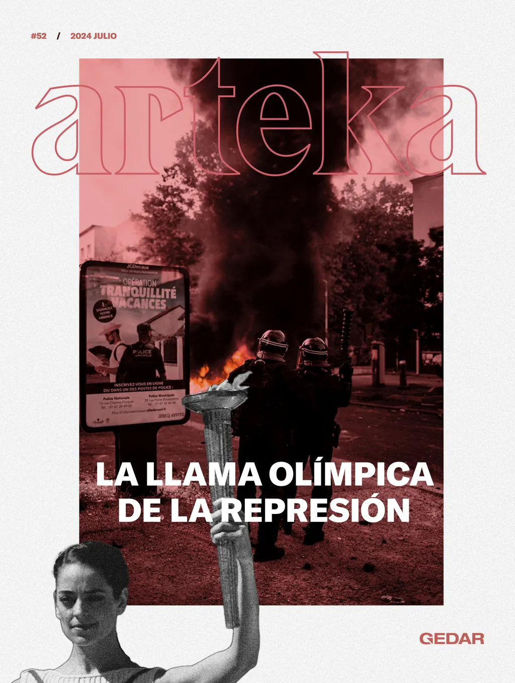 La llama olímpica de la represión 
